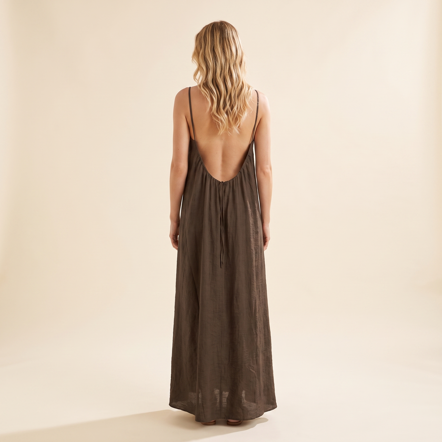 Solid Cami Lounge Dress