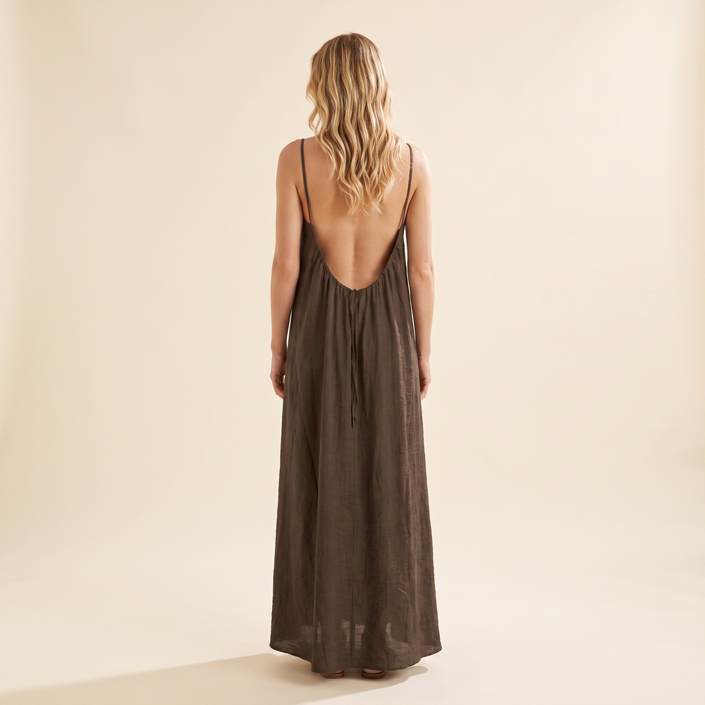 Solid Cami Lounge Dress