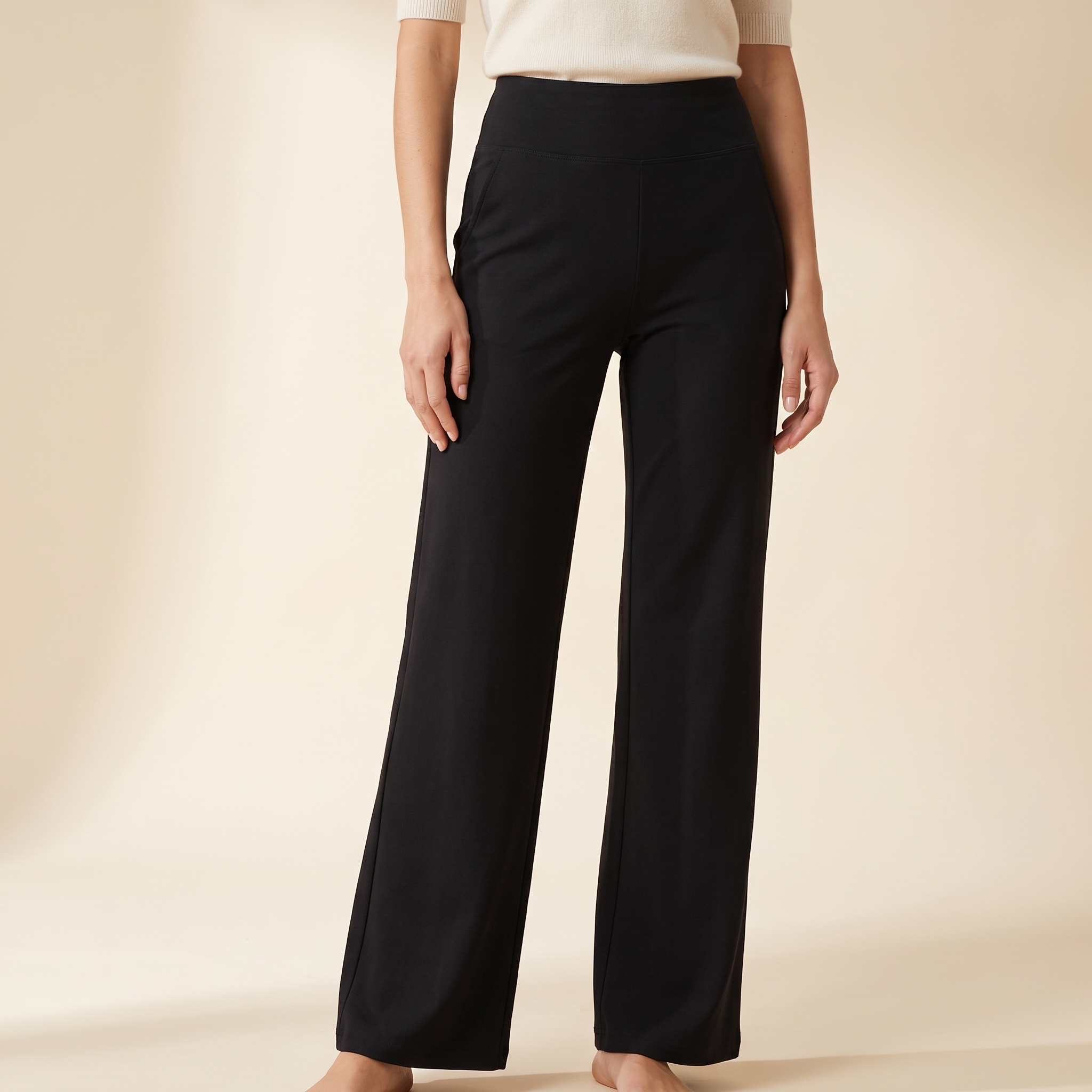 High-Waist Wide-Leg Yoga Pants